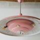 Great chandelier ceiling light years pink saucer 50 Philips vintage 1950 edition