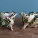 Animal-shaped milk jug shell in slipware.