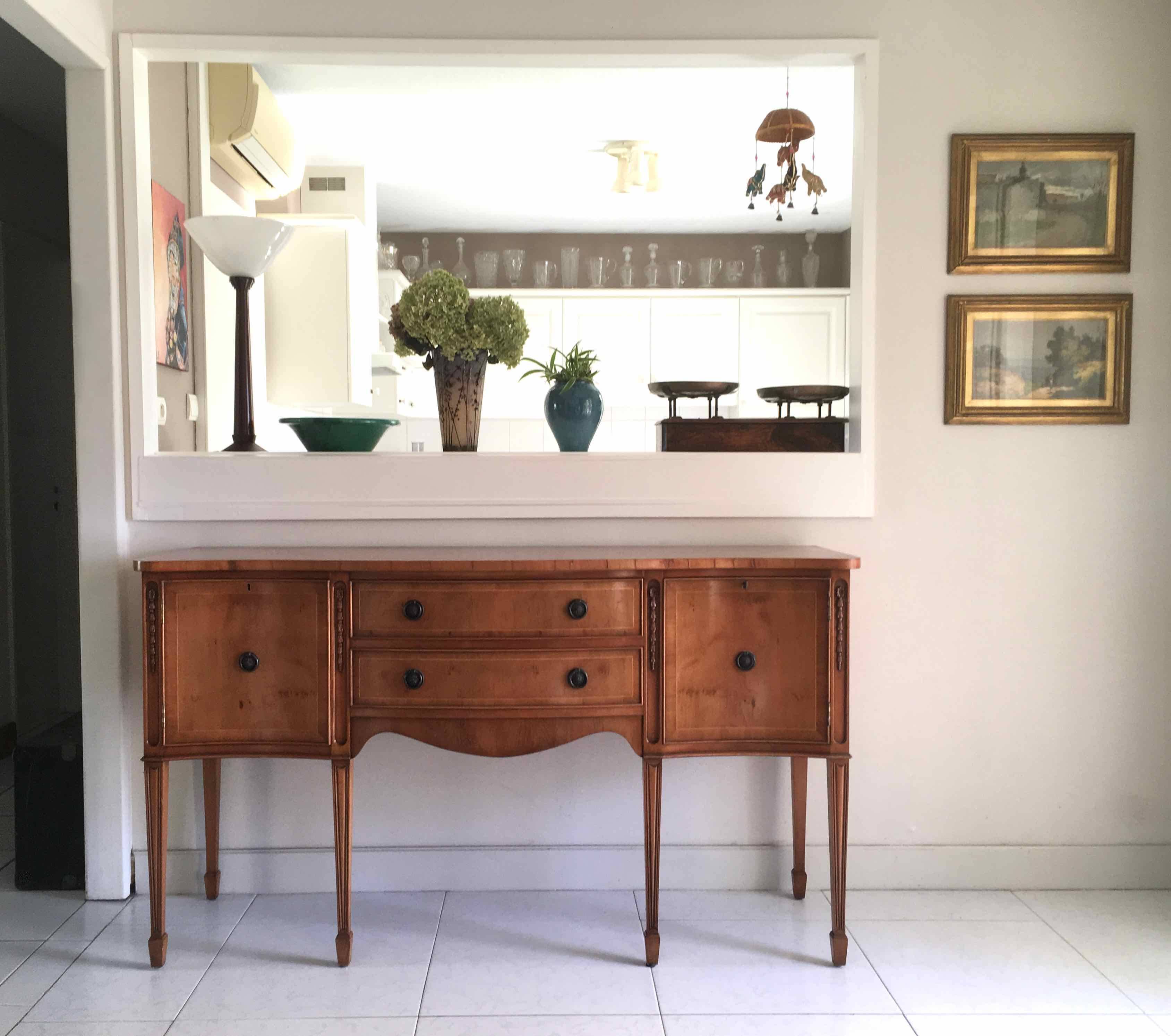 1950s English buffet signed Jaycee Furniture