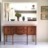 Low English sideboard signed Jaycee Furniture from the 50s
