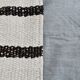 White Black Modern Striped Vintage Runner Rug, 68x276Cm