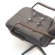 Stylish vintage leather armchair made in the 1970s
