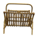 Mid-century magazine holder in rattan France 1960s