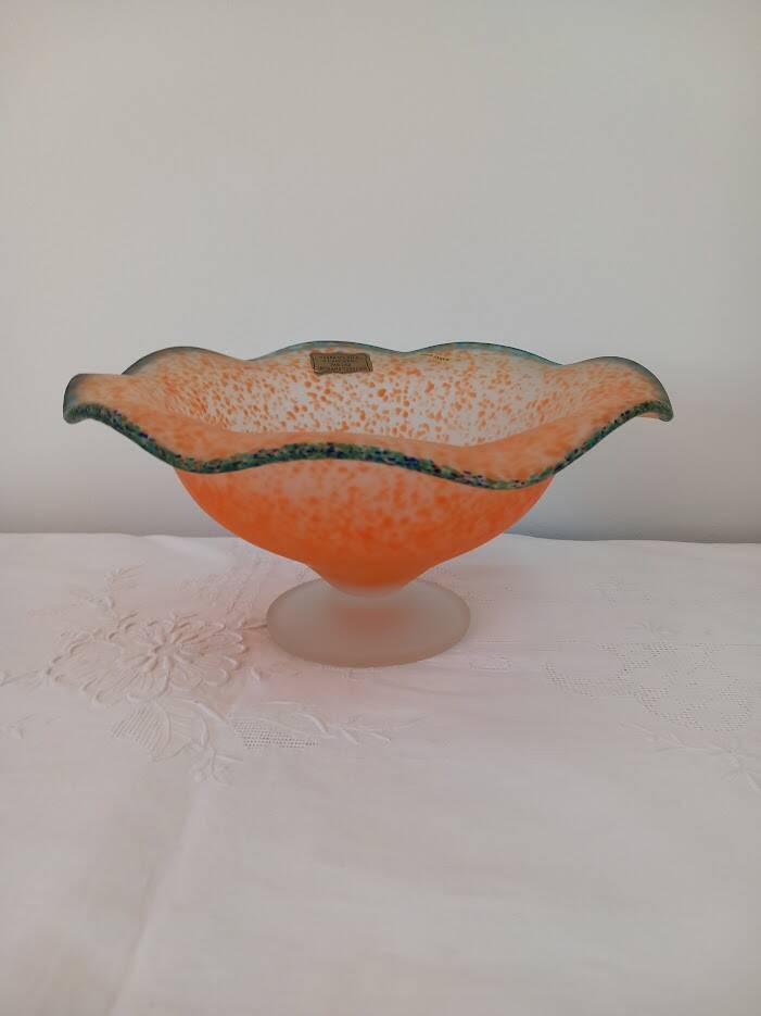 Handcrafted glass cup