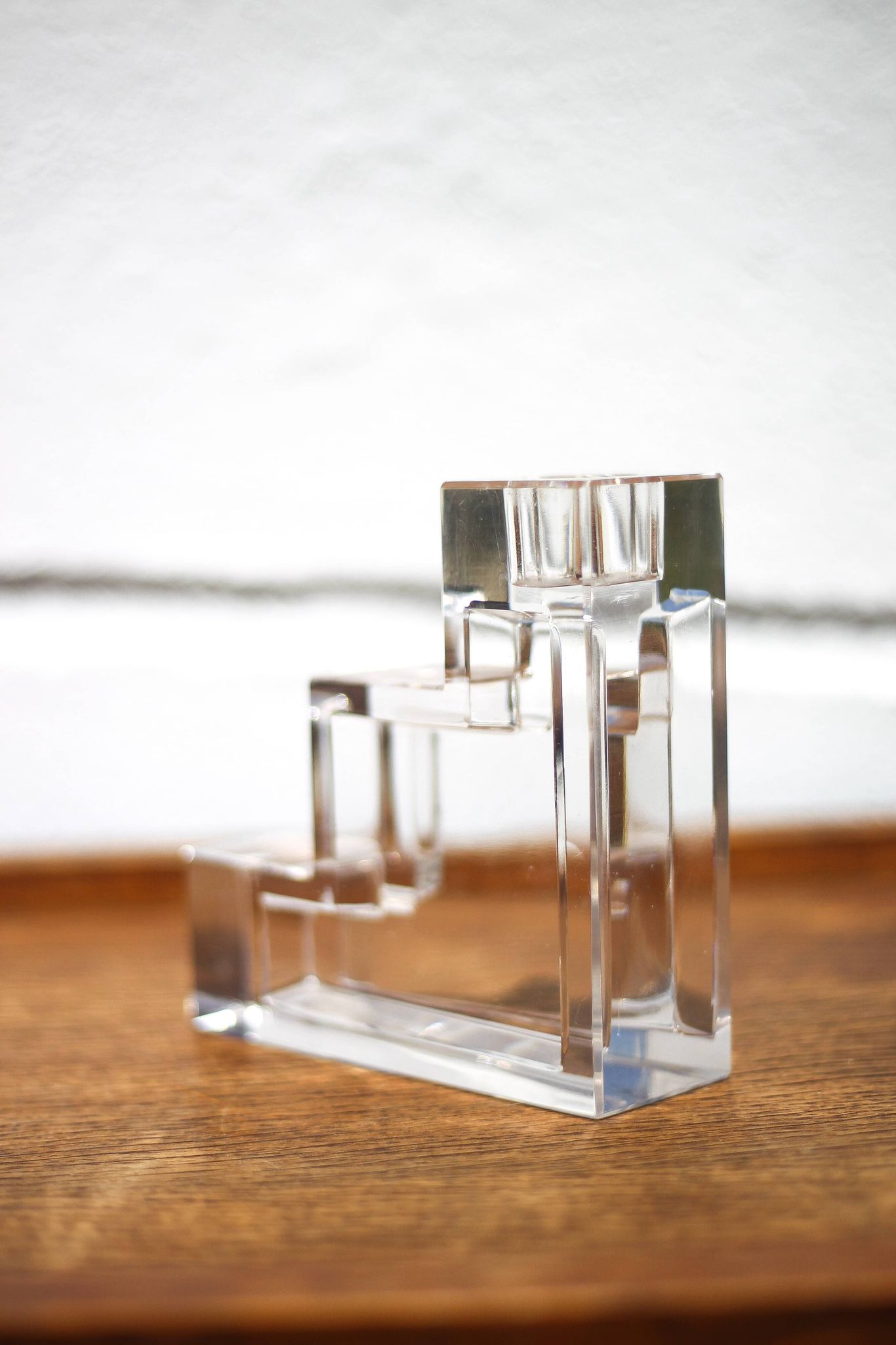 Pair of Wilber Elm Pristine Table Architecture candle holders, MMA Metropolitan Museum of Art