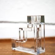 Pair of Wilber Elm Pristine Table Architecture candle holders, MMA Metropolitan Museum of Art