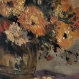 Oil on panel bouquet