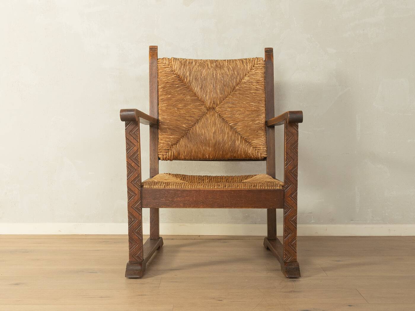 Brutalist armchair