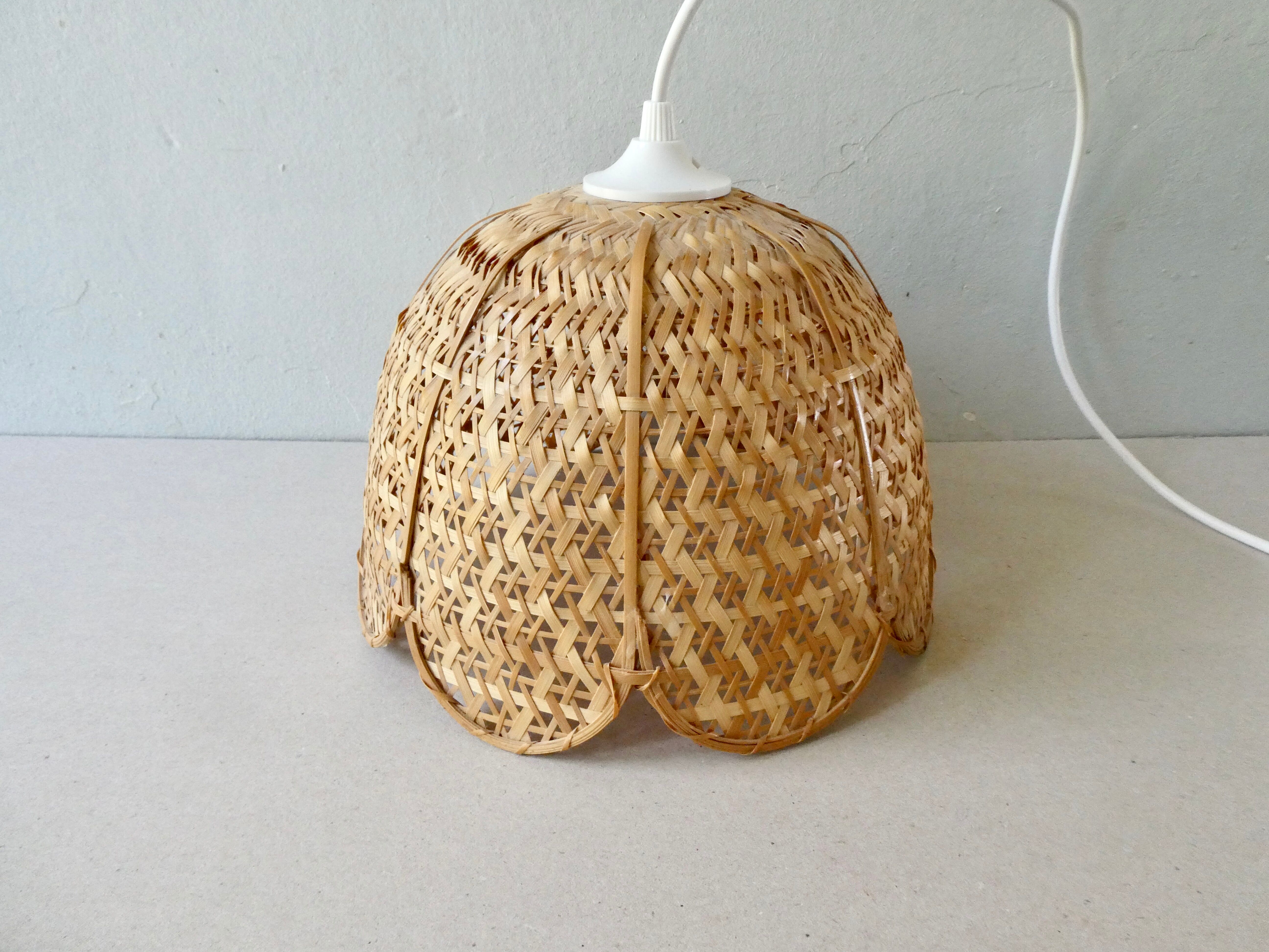 Braided rattan suspension