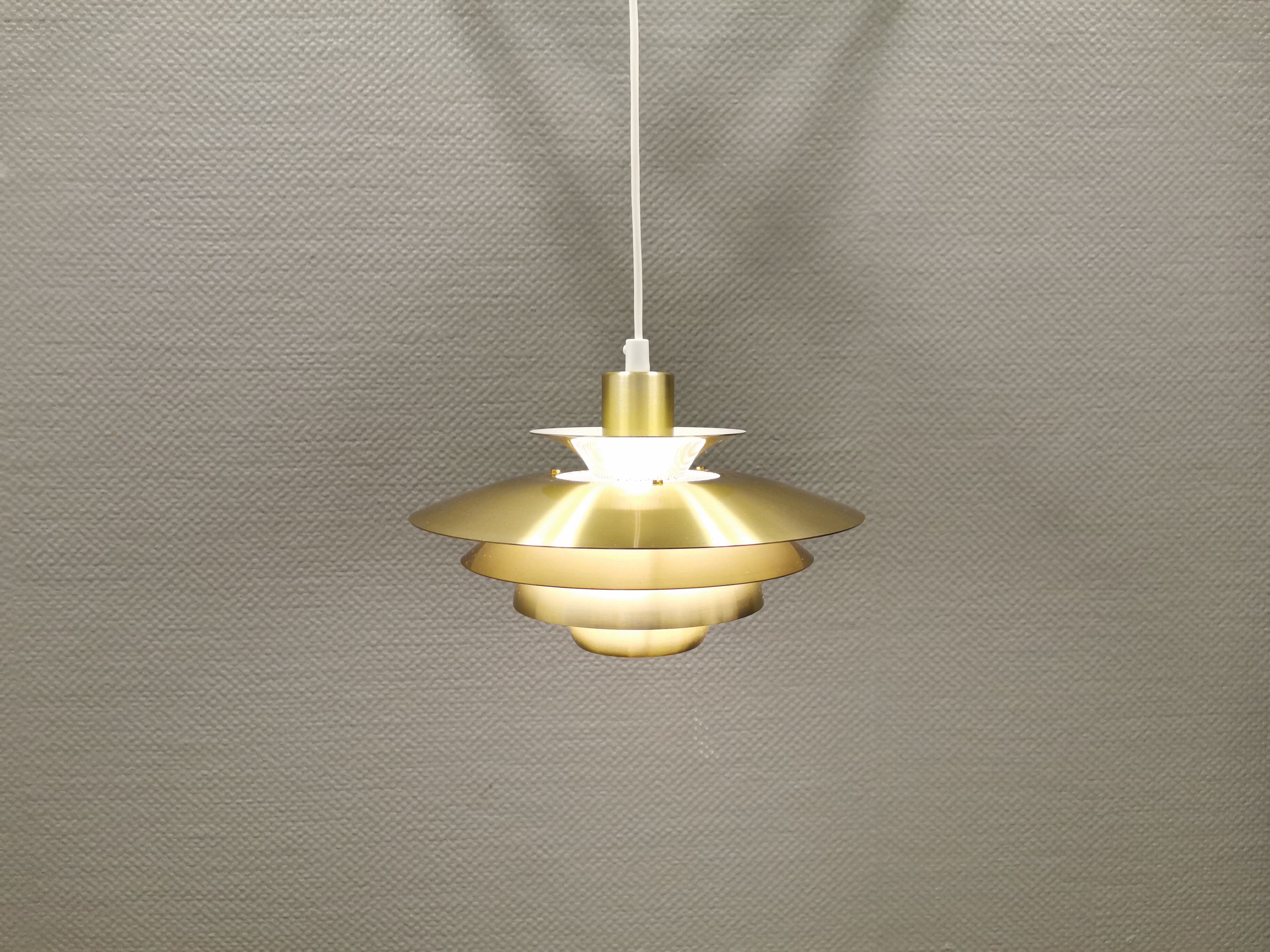 Danish designed ceiling lamp, produced by Jeka (closed in the early 1990s) model Alexia.