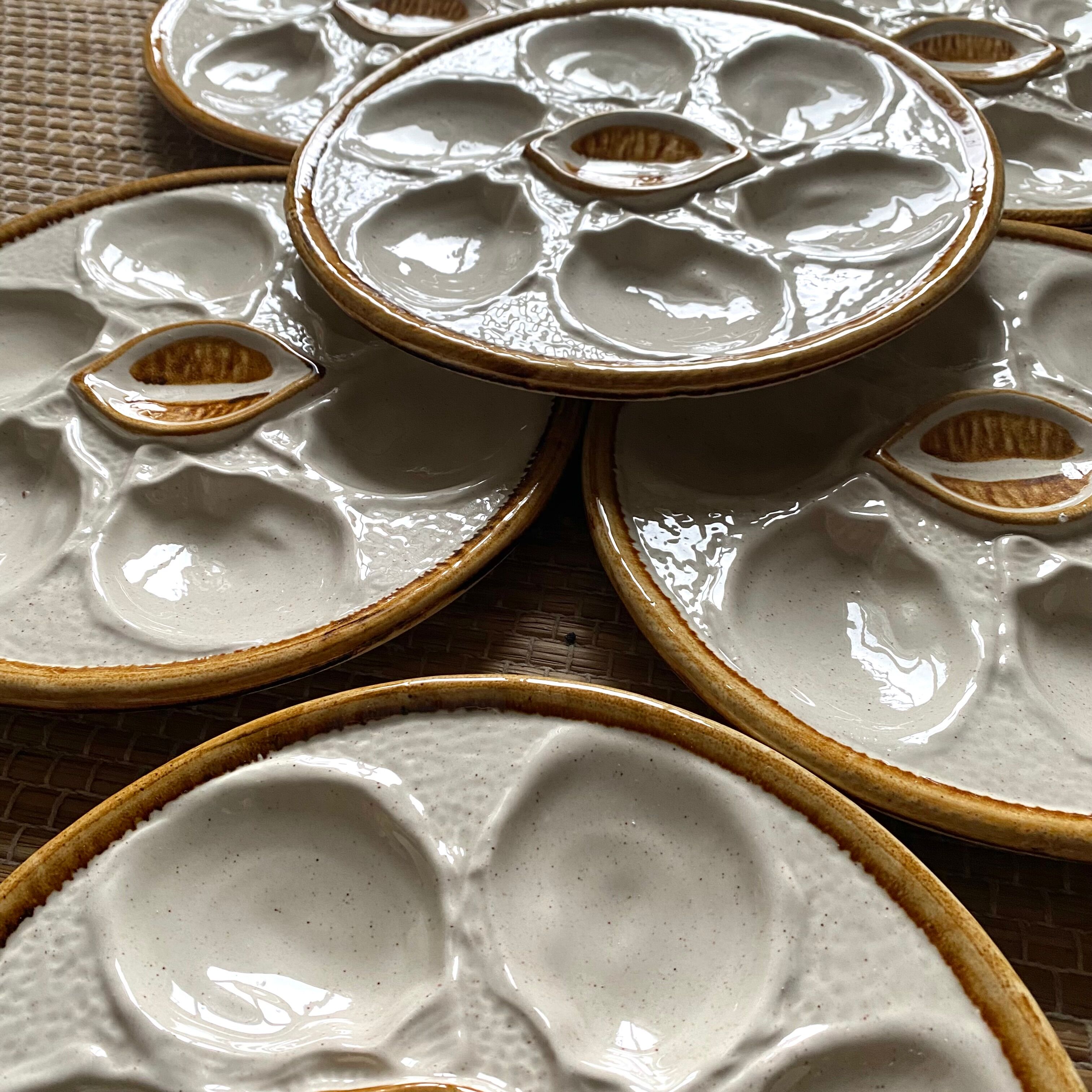 St Clement oyster plates