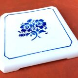 Art Deco Half Porcelain Trivet Badonviller France