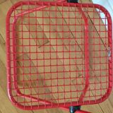 Pair of folding chairs Talin metal red