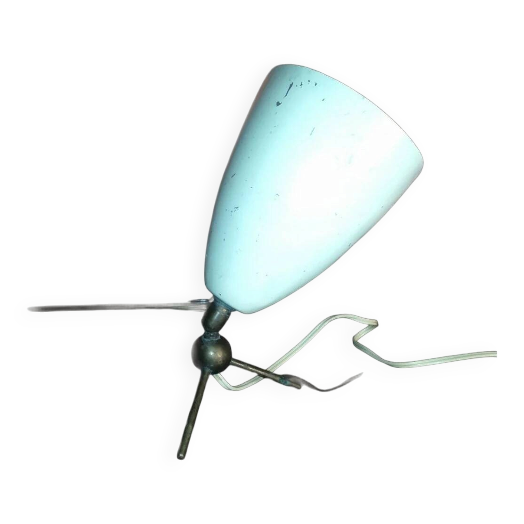 Jean boris lacroix small design lamp cocotte vintage c.1950 tripod bronze