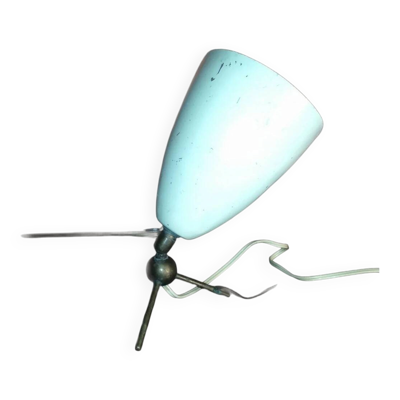 Jean boris lacroix petite lampe design cocotte vintage c.1950 tripode bronz