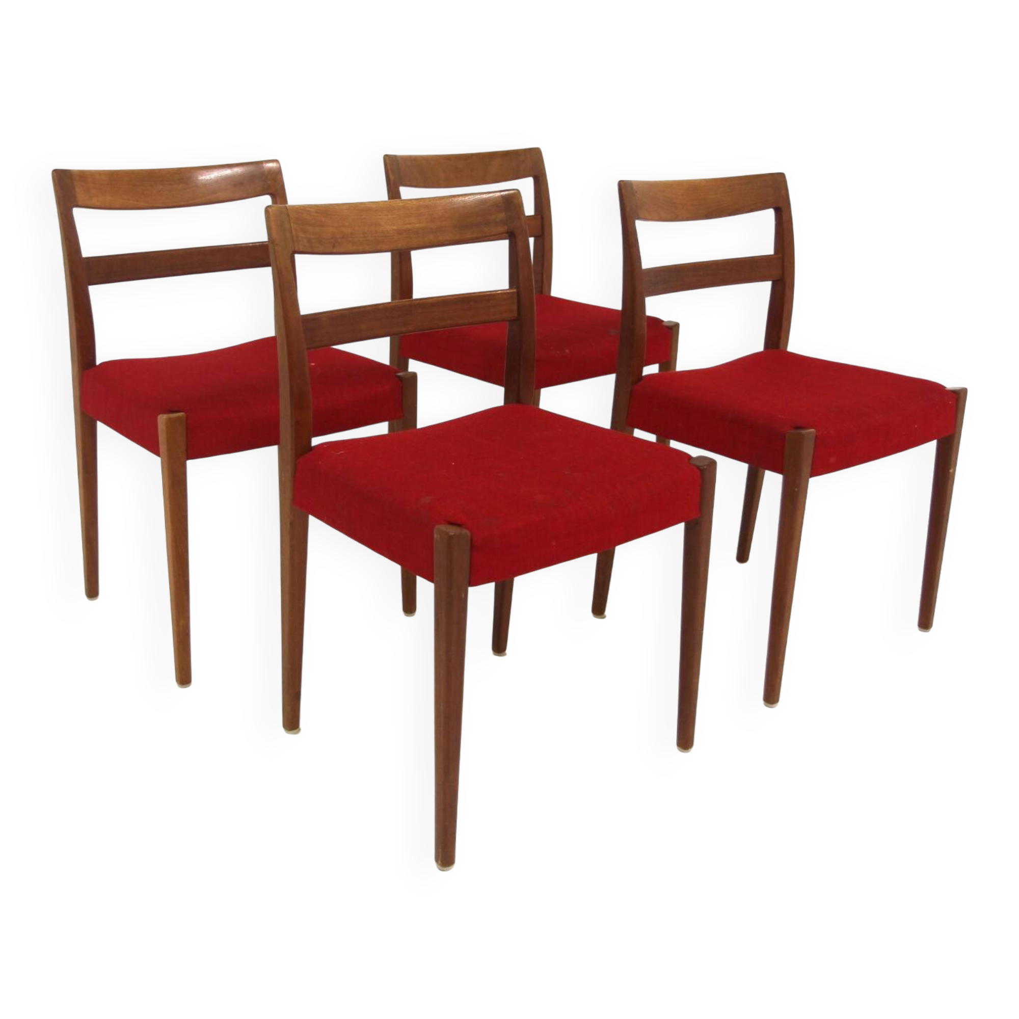 Set of 4 teak chairs "Garmi", Nils Jonsson, Troeds, Sweden, 1960