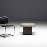 Table Basse Gravée en Aluminium par Marc D'haenens, Belgique, 1970s