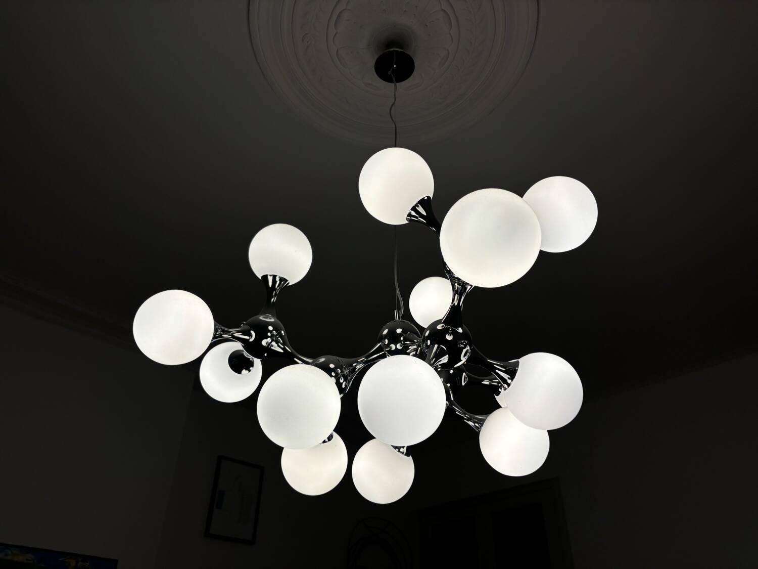 Ideal Lux 15 sphere chandelier