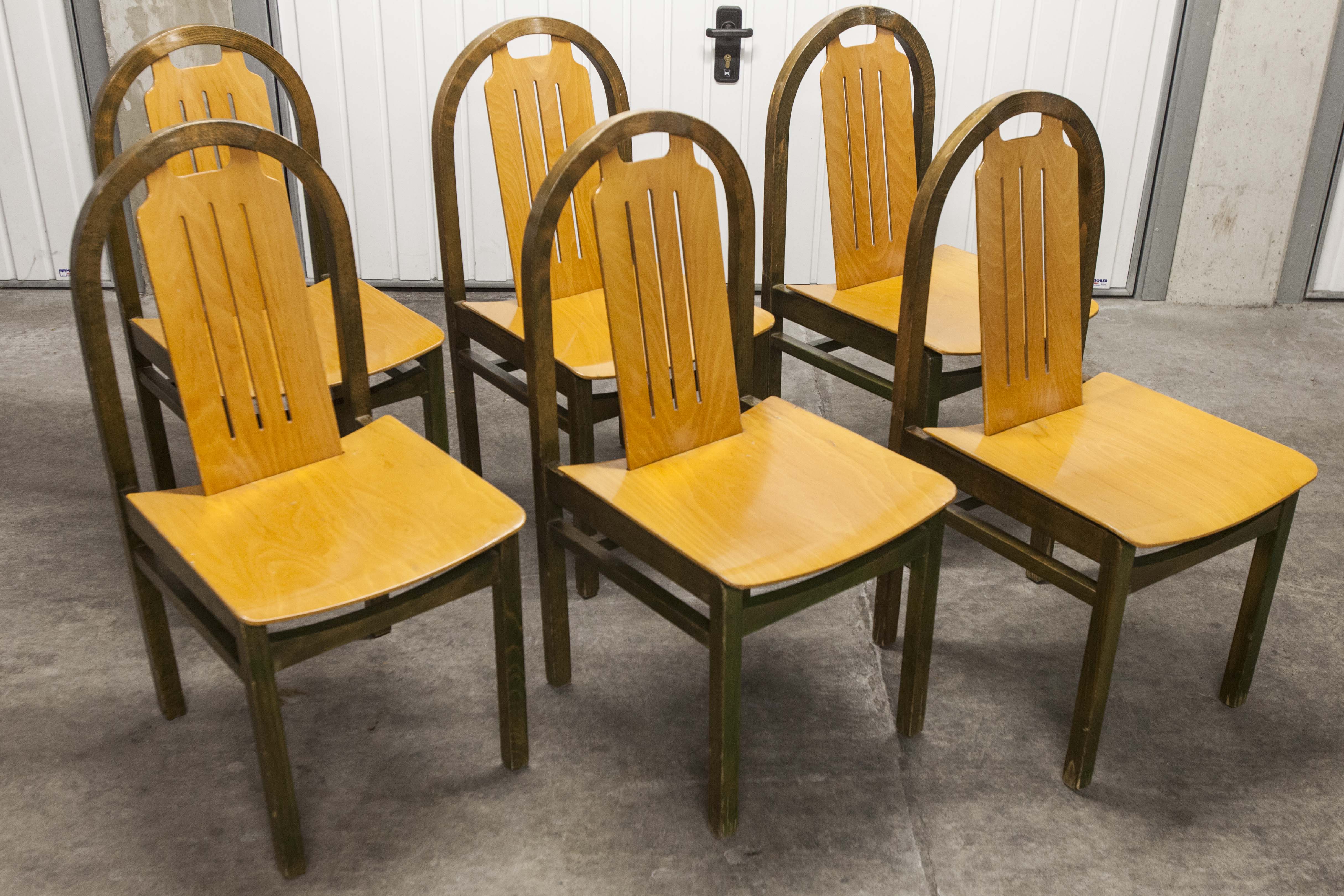 6 Baumann 'Argos' chairs