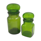 Lot of two vintage jars
