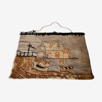 African Tuftee Wall Tapestry