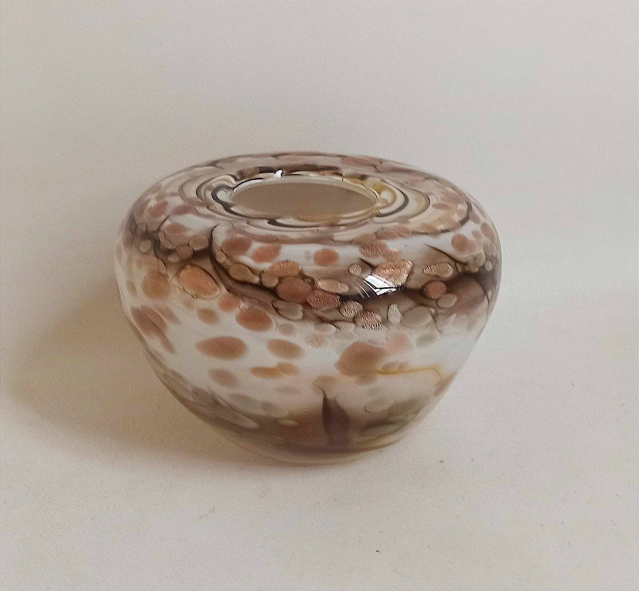 Speckled Murano vase Width 22 cm