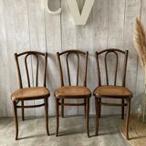 Series of 3 Thonet chairs