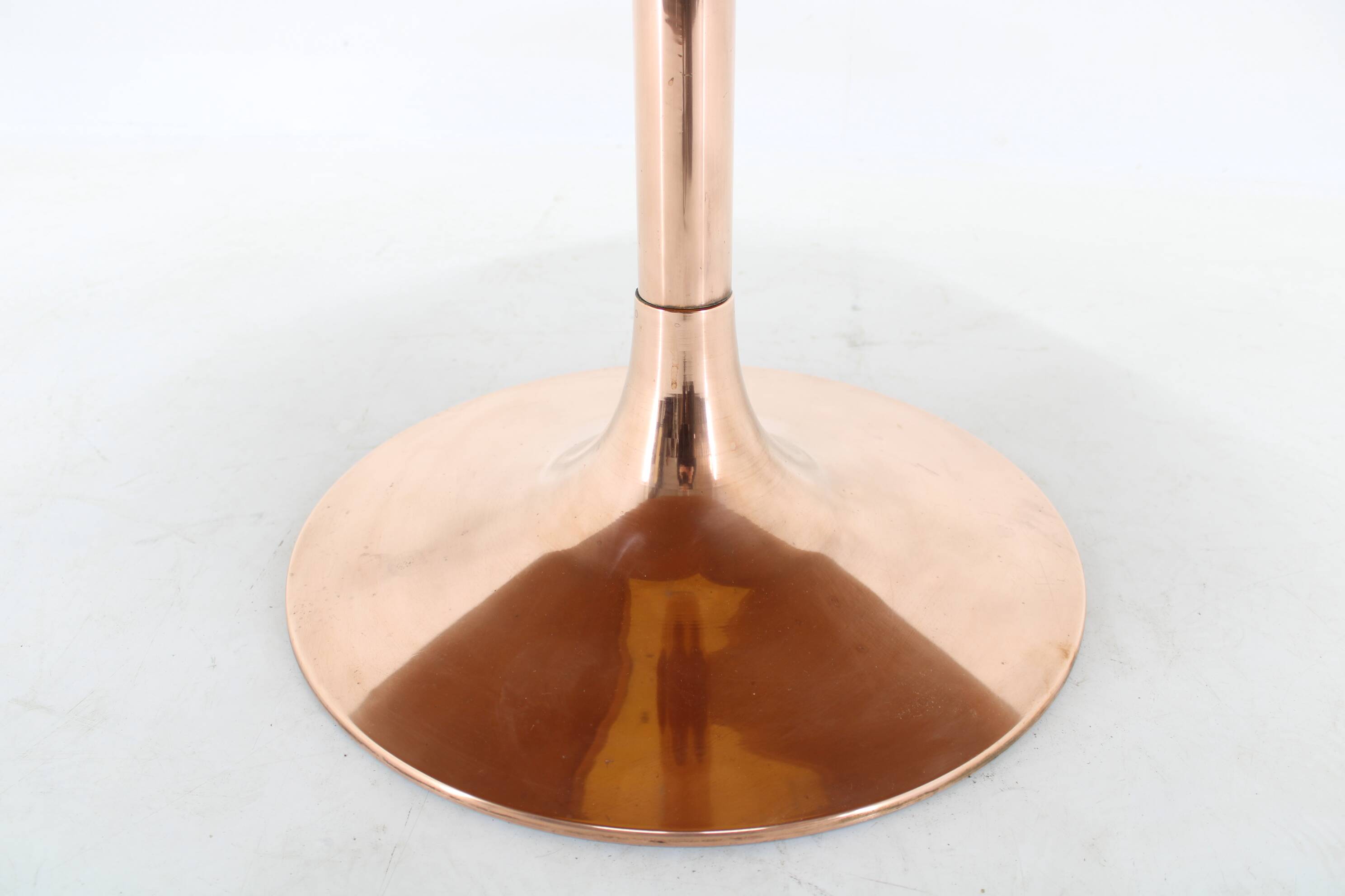 1960s Round Copper Coffee Table, Denmark