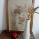 White ceramic vase with fine streaks