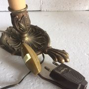 Bougeoir rat de cave en bronze électrifié 1950