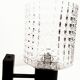 Pair of metal and glass wall lamp  70s