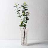 Pressed Glass Vase by Václav Hanuš / Libochovice / Czech Republic / 1970