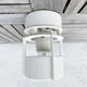 Ceiling lamp of white lacquered metal Vilhelm Wohlert For Louis Poulsen