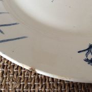 Round dish terre de fer