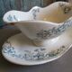 French vintage sauce boat, Anémone, from L. Bertrand, Bordeaux