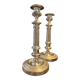 No metal, silvered torches.