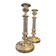 No metal, silvered torches.