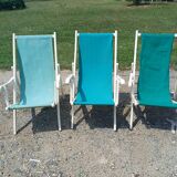 3 Chaises Longues