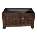 Jardinière en chêne et zinc