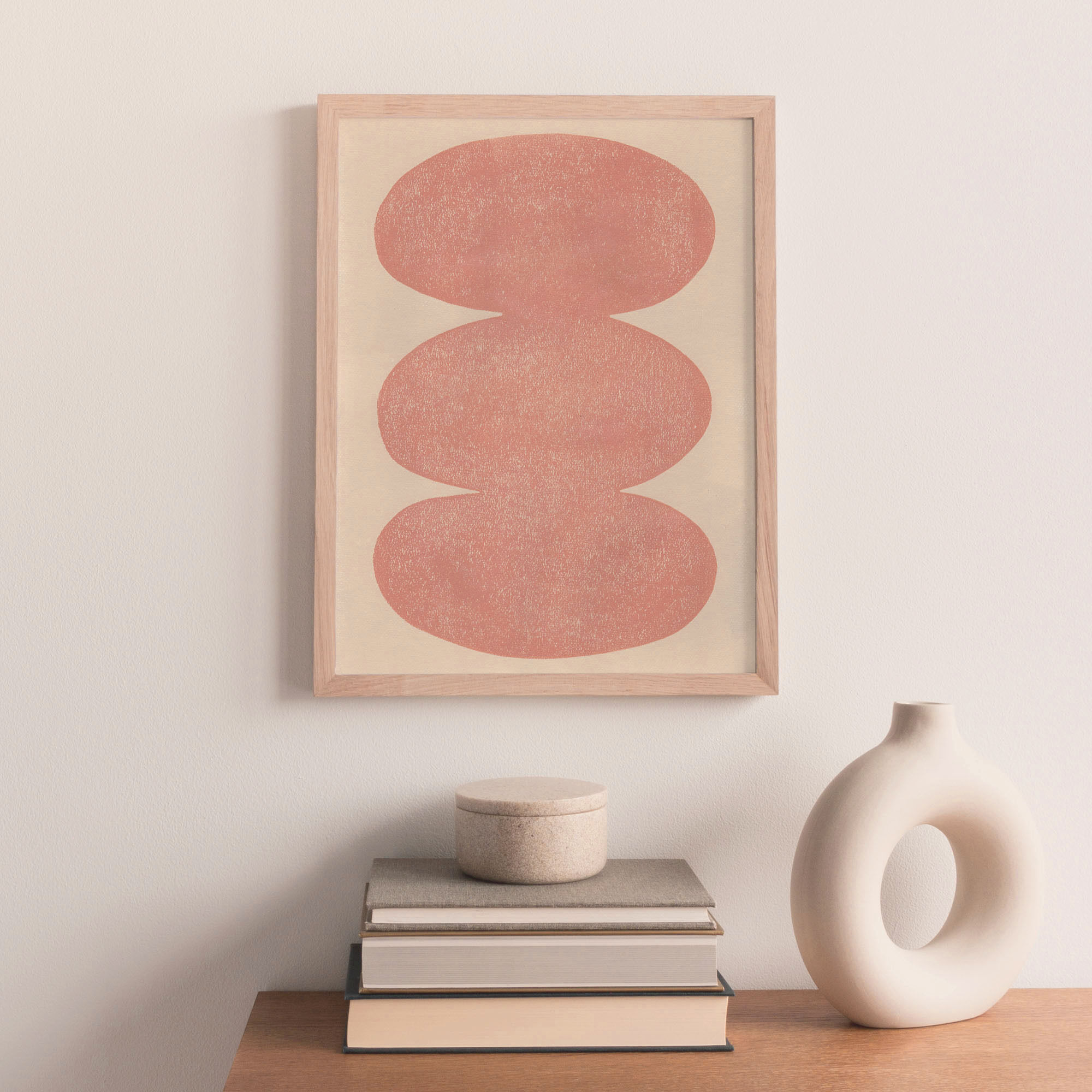Painting on paper 30x40cm illustration dated and signed without frame M85