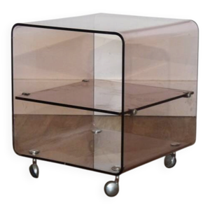 table d'appoint en plexiglas