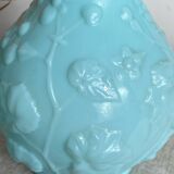 Blue opaline vase