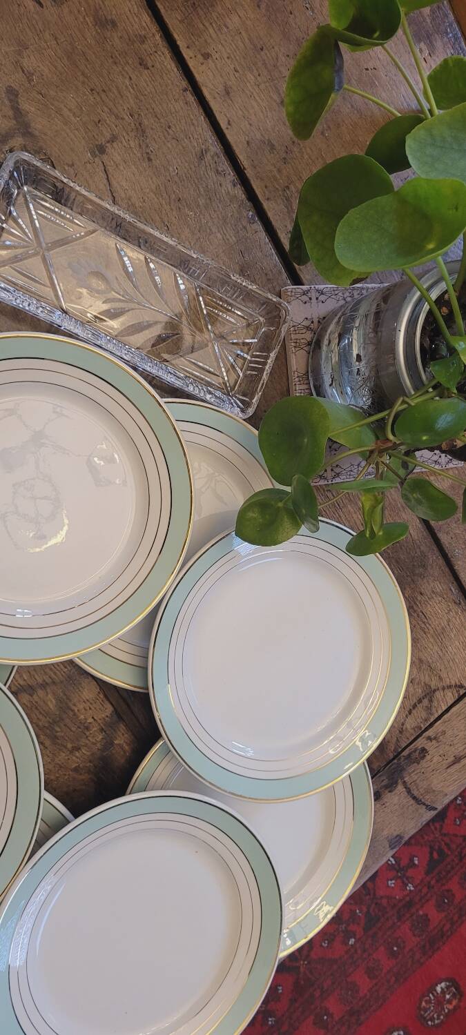 50's dessert plates