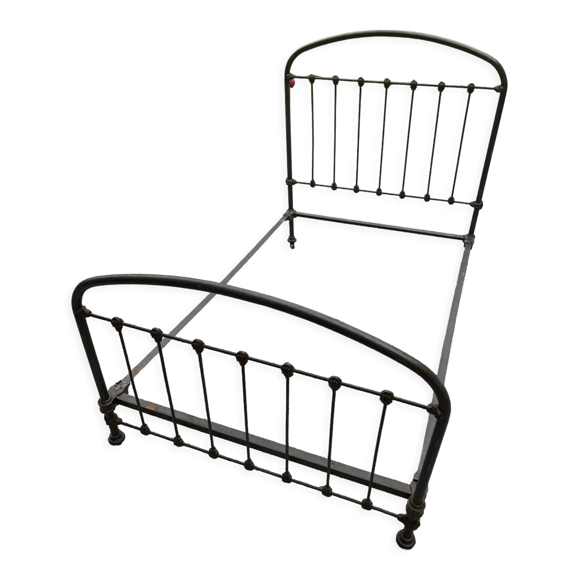 Cast iron and wrought iron bed 1950