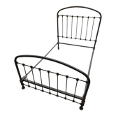 Cast iron and wrought iron bed 1950