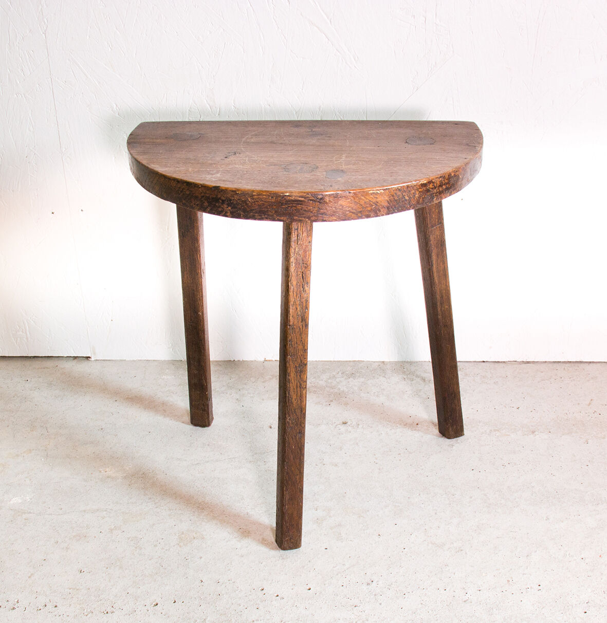 Wooden tripod stool