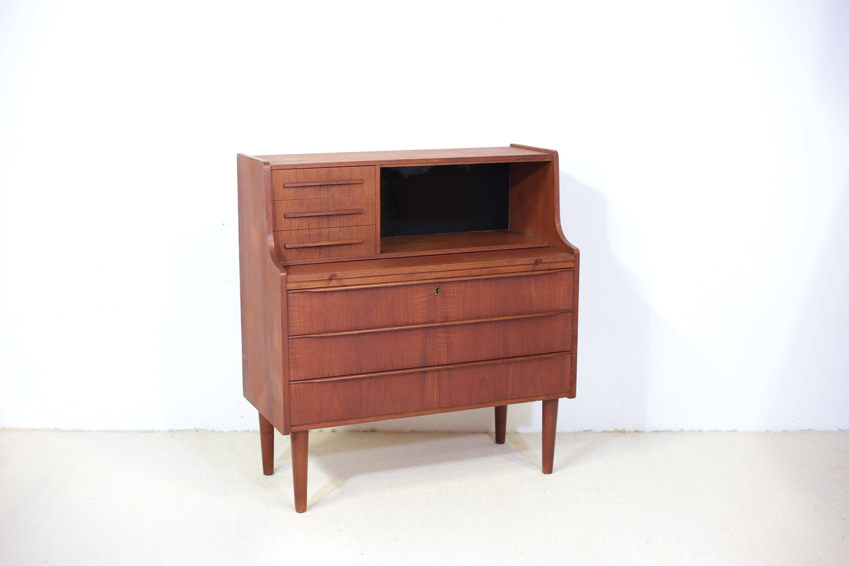 Danish teak secretary