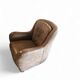2 x Natuzzi lounge chairs / leather / 1980s