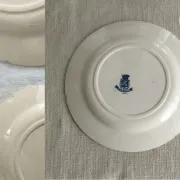Gien "Provençal" - Set of 3 flat plates Ø 23 cm swallows