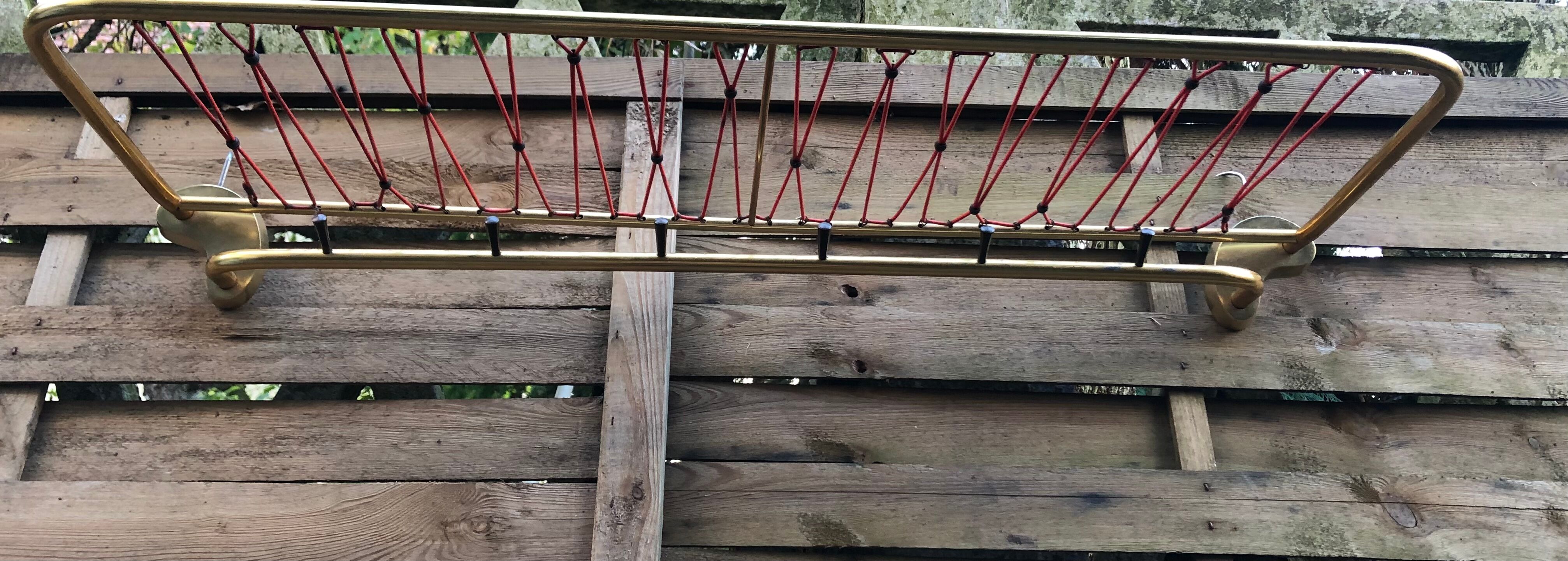 Vintage SNCF 70s wall rack